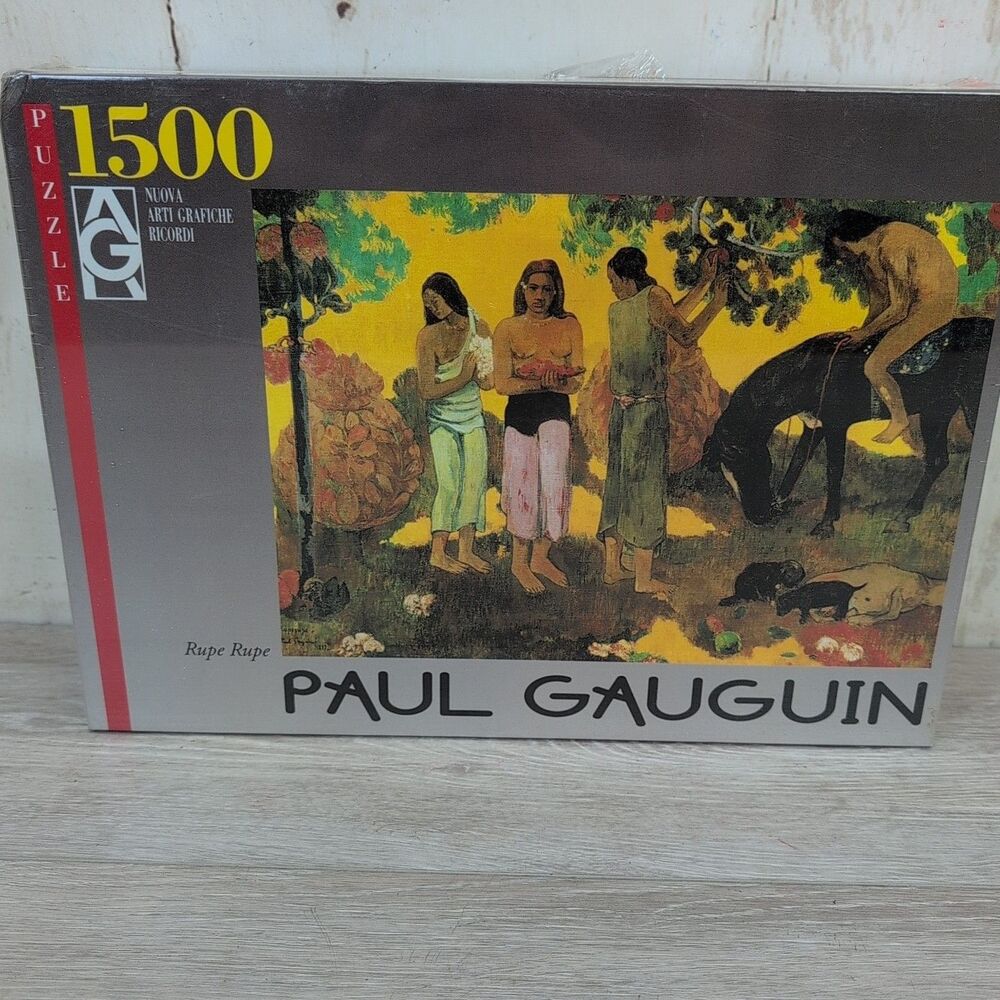 1998 AGR Puzzle Paul Gauguin Gathering Fruit Rupe Rupe 1500 Pieces Brand New